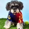 No.10 Red&Blue Mesh Breathable Dog Clothes Teddy Sport Large Dog Jersey Basketball Clothing Puppy T-Shirts Summer Pet Cat Shirts