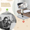 Cat Desk Perch Adjustable Desktop Floating Cat Bed Rotation Desk Clamp Kitten Bed Space-Saving Cat Hammock Perch For Table