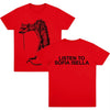 2026 The Dog T-Shirt Sofia Isella Cotton Tee Harajuku Casual Short Sleeve Womens Men Streetwear Crew Neck Tops Fashion Y2K