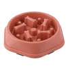 Anti-Choking Slow Feeder Dog Bowl - Non-Slip Plastic Maze Bowl