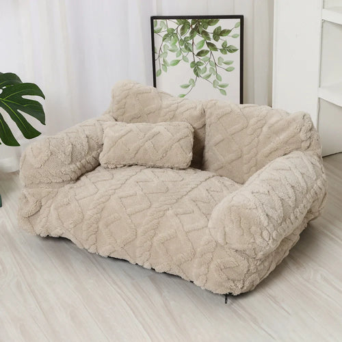PawRelax™ Plush Bed 🐾 — Soft, Secure & Anxiety-Reducing