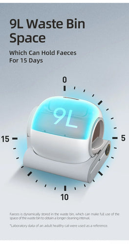 Tonepie Automatic Self Cleaning Cat Litter Box - 65L App Control