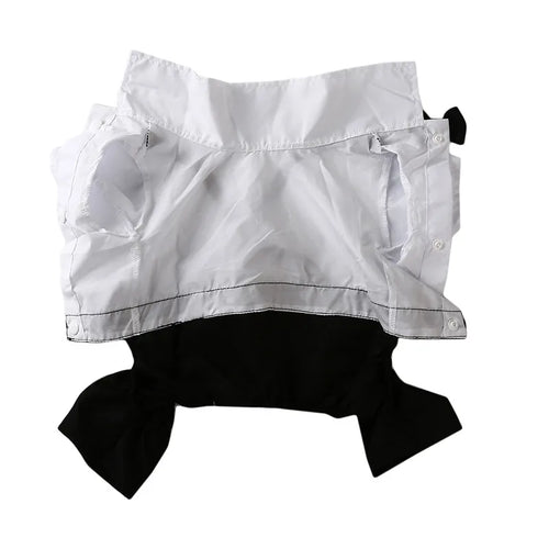 English Style Gentleman Dog Dress Puppy Suit with Tie for Formal Occasions Four Seasons Wedding Pet Photo Teddy Clothes