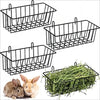 Metal Rabbit Hay Feeder Rack - 23x10x7.5cm Grass Holder