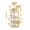 Pequlti 72 Multi-Level Cat Tree Tower with Condo & Hammock