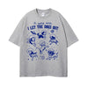 It Was Me I Let Dogs Out Retro Graphic T Shirt Funny Dog in Space Humor Tee Shirt Men Women's Summer High Quality Casual T-shirt