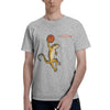 Leopard Gecko Playing Sports Lizard & Reptiles Basketball Men T-Shirt Clothes  Tees Short Sleeve fugees 100% Cotton