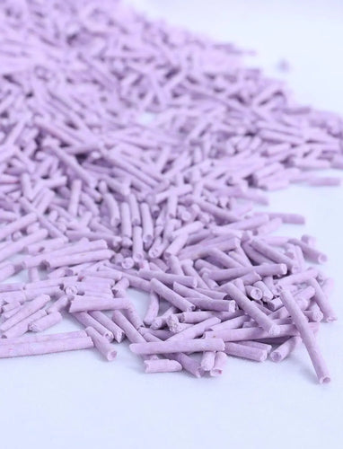 Flushable Lavender Scented Tofu Cat Litter, 5.5 Lbs Low Tracking 2mm Pellets