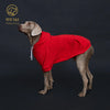 Colorful Dog Hoodie with Pocket & Leather Patch — Cozy Pet Hoodie