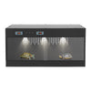 Reptile Lounge Habitat with Glass Sliding Door and Intelligent Thermostat 80*40*40cm Reptile Breeding Box LCD Reptile Pet  Box