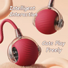 Dog and cat toys, ball, durable, self-entertainment, with rope, cat teaser ball, pet supplies, jumping ball, thud pet toys