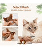 Interactive Cat Toys Rechargeable Flying Bird Cat Toy Chirping Flapping Bird(no Flying) Can Add Catnip Touch Activated Plush Toy