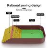 Reptile Bathing Pool Reptile Feeding Dish Water Bowl with Ramp Aquarium Ornament for Snake, Turtle, Bearded Dragon, Lizard Bath