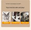 New Cat Interactive Ball Toy Automatic Rolling Ball Faux Tail Rechargeable Smart Pet Electric Toy Dog Cat Training Imitate Mouse