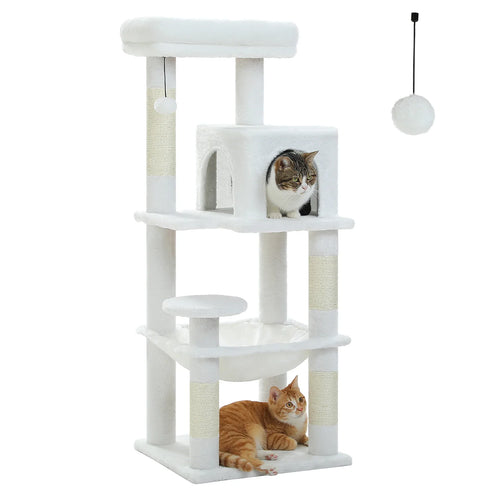 Petepela 5-Level Cat Tree Tower with Hammock and Condo