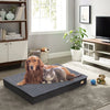 Bingopaw Orthopedic Memory Foam Dog Bed - Waterproof Grey