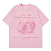 Chinchilla Funny Meme T Shirt Men Women Aesthetic Trend T-shirts Summer Short-sleeved Loose Casual Cotton Harajuku T-shirts