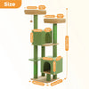 PAWZ Road Cactus Cat Tree - 133cm Tower with 2 Condos & Perches