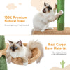 PAWZ Road 5-Tier Floor to Ceiling Cactus Cat Tree - Green