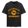 RottWeiler Dog Est. 1901 in Germany T-Shirt Quick Dry Sports Short Sleeve Tee