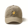 Wearing sunglasses, a golden retriever printed baseball cap, a gift for dog lovers with multiple colors to choose from
