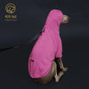 Colorful Dog Hoodie with Pocket & Leather Patch — Cozy Pet Hoodie