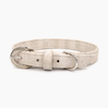 Cloud White Cork Leather Collar