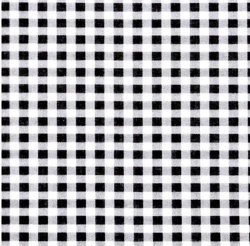Black and White Check Bandana