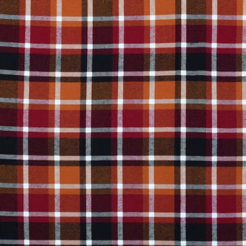Black Burgandy and Gold Check Paid Flannel