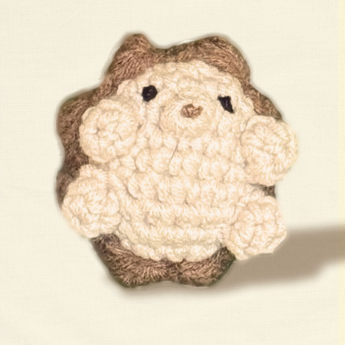 Handmade Catnip Toy | Harold the Hedgehog – A Chunkle Puff Infused with Miracle Nip Botanicals