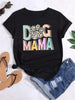 Trend Dog Mama Printed Women T-shirts Fashion Cartoon Graphic Print T-shirts Clothes Female Shirt Short Sleeve Casual Tees