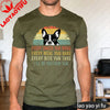 Boston Terrier Dog Every Snack You Make Summer Vintage Graphic Men T-Shirt Dog Lovers Tees Retro Dog Graphic Print Clothes