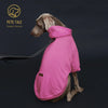 Colorful Dog Hoodie with Pocket & Leather Patch — Cozy Pet Hoodie