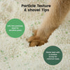 1 Nomipaw Cassava Cat Litter | Clumping, Odor Control, Ultra Absorbent and Fast Drying, Plant-Based Natural, Low Tracking, Unsce