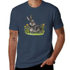 black netherland dwarf rabbit T-Shirt Casual Pattern Print Tee Shirt