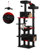 PAWZ Road Large Cat Tree Tower - 72 Multi-Level with Condo Grey