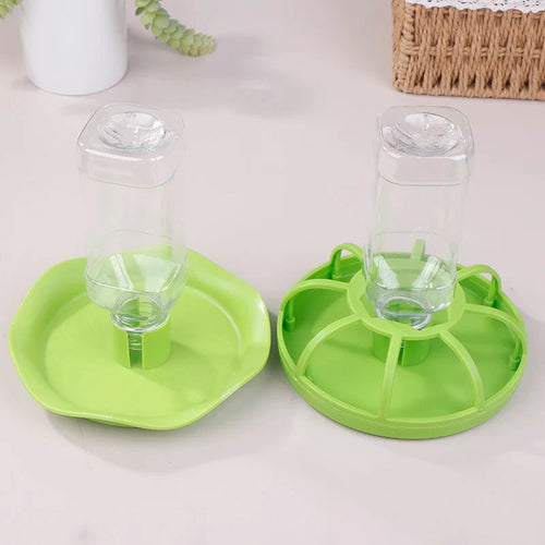 Reptile Water Drinker Dispenser Food Bowl Lizard Gecko Feeder Round Dish Turtle Water Bowl Drink Bottle Reptile Feeders