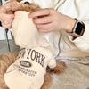 Letter Print Dog Hoodie