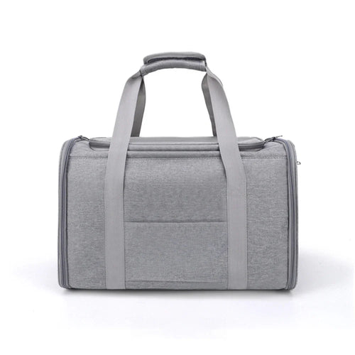 Collapsible Soft-Sided Pet Carrier for Cats and Dogs up to 15lbs
