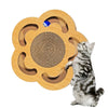 Double-Sided Corrugated Cat Scratching Board - Brown Cardboard Toy