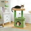 PEQULTI Cat Tree Tower with Condo and Sisal Scratching Posts