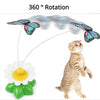 Cat Toys Rotating Electric Flying Butterfly Flying Bird Automatic Cat Teaser Toy Intelligent Training Fun Plaything Pet Supplies