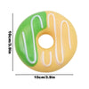 Dog Squeak Chew Toy - Plush Donut Burger Ice Cream Style