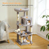 Petepela 5-Level Cat Tree Tower with Hammock and Condo