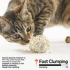 Tofu Cat Litter with Bentonite Starch, Absorbent Fast Drying, Flushable, Strong Clumping, 5-Fold Water Absorption (5.3lb Bag)