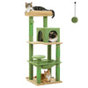 Petepela 5-Level Cat Tree Tower with Hammock and Condo