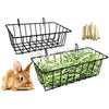 Rabbit Food Basket Grass Rack Rabbit Grass Frame Hay Feeder Rabbit Spring Grass Frame Grass Hay Bowl Rack Pet Food Container