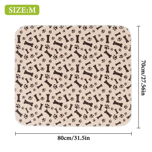 **1PC Puppy Pads With Pheromones Washable PuppyPad Pee Pads Ultra-Durable 4-Layer Leak-Proof Training Mats With Non-Slip Bottom