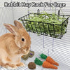 Rabbit Food Basket Grass Rack Rabbit Grass Frame Hay Feeder Rabbit Spring Grass Frame Grass Hay Bowl Rack Pet Food Container