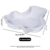 Reptile Bathing Pool Reptile Feeding Dish Water Bowl with Ramp Aquarium Ornament for Snake, Turtle, Bearded Dragon, Lizard Bath